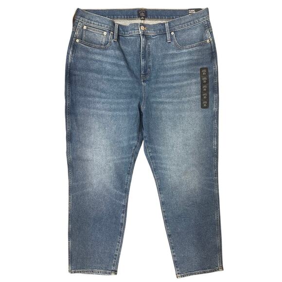 NWT J.Crew Classic Vintage Jean In All Day Stretch Azure Lake Wash Size 35 - Picture 4 of 8